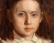 伊凡 尼古拉耶维奇 克拉姆斯柯依 : Portrait of Sonya Kramskaya the Artist's Daughter